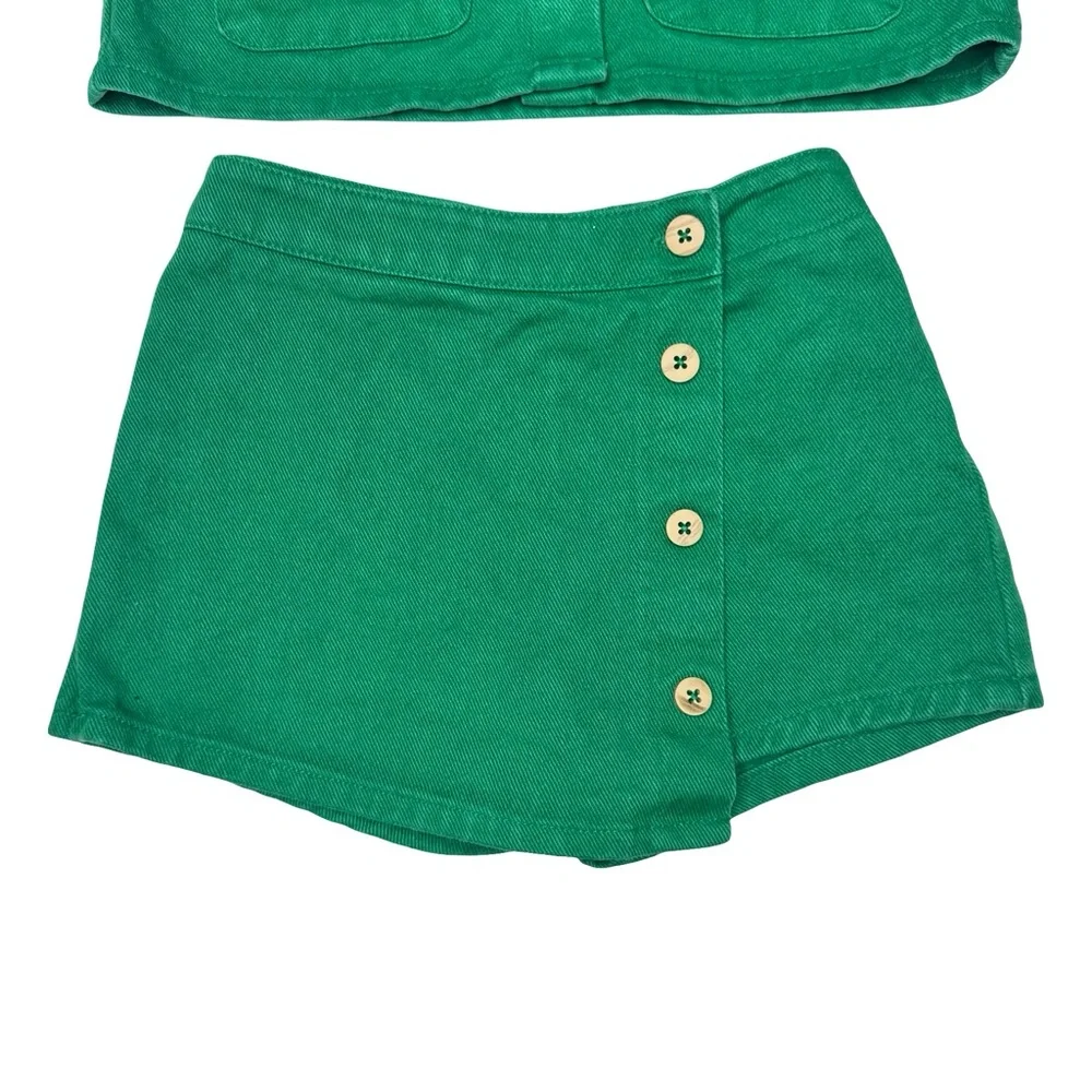 LCW Baby Denim‎ Skort And Jacket Set